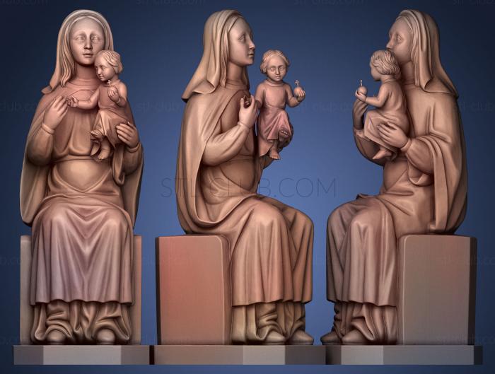 3D model Virgen de la Cabeza (STL)